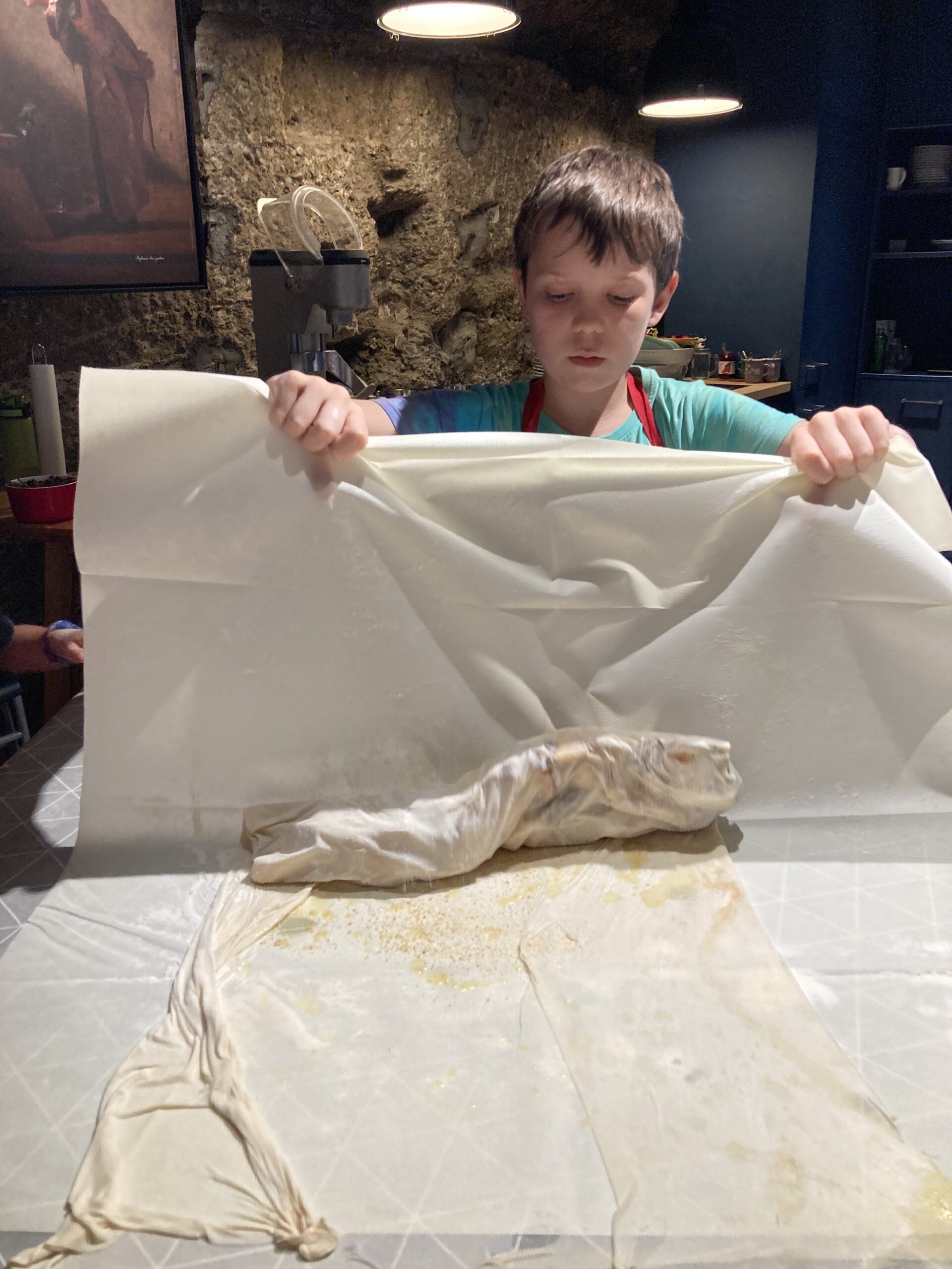 Salzburg: Apple Strudel making workshop with teens and tweens